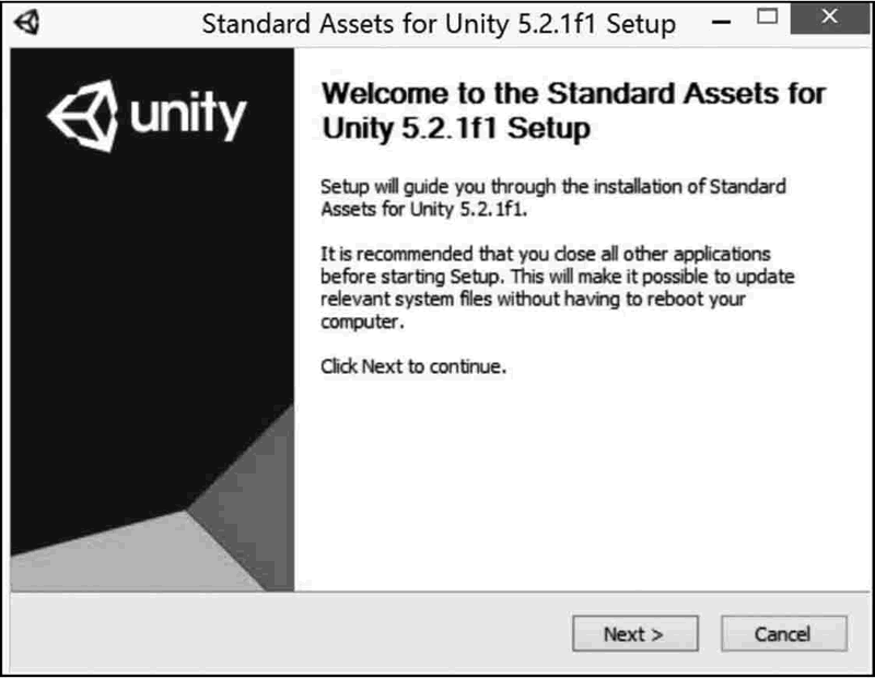 Unity资源安装欢迎页面